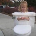 Toilet costume